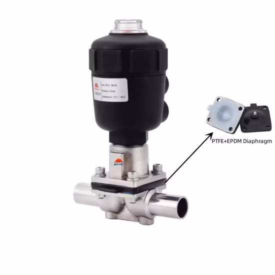 Dn50-2inch-2way-12volt-PVC/Plastic Double Union Ball Valve with on off Electric Actuator