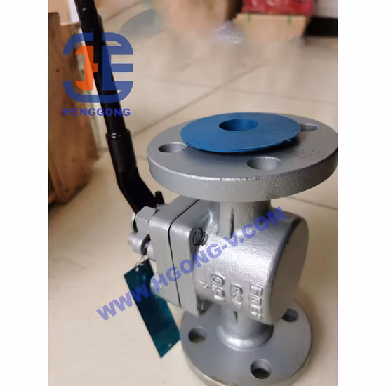 스테인레스 스틸 플랜지형 풀라인 플러그 밸브